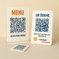 QR Menü & Ödeme Seti